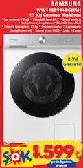 SAMSUNG 11 KG ÇAMAŞIR MAKİNESİ